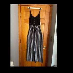 multicolored jumpsuit